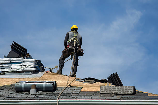 Professional Roofing technician working in Columbus, PA